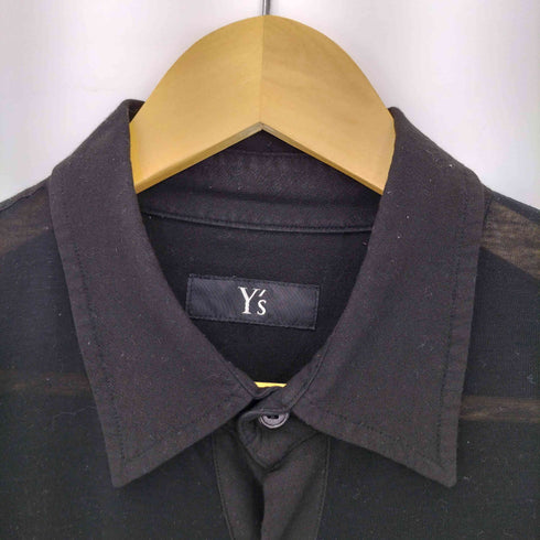 ワイズ Ys 切替 アシンメトリー オーバーサイズシャツ メンズ 2