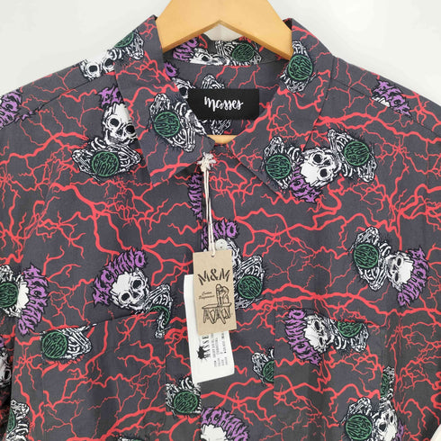 マシス MASSES ×CUSTOM PERFORMANCE SHIRT S/S EL CHAVO 総柄シャツ メンズ JPN:S