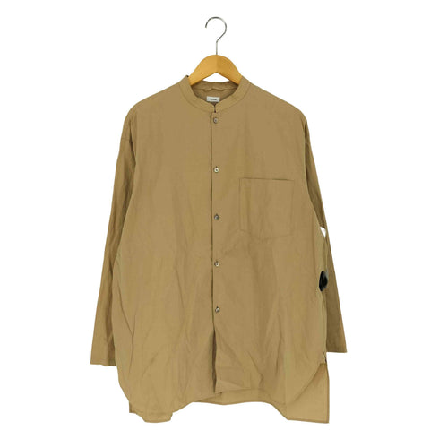 ブラームス BLURHMS Stand Collar Cuffsless Shirt スタンドカラーカフスレスシャツ メンズ JPN:3