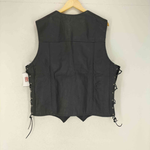 CYCLE ALPHA GEAR レザーベスト メンズ JPN:XL