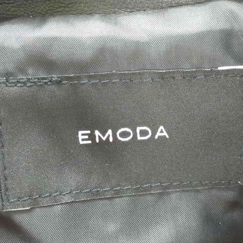 エモダ EMODA ボックスEマークショートブルゾン レディース FREE