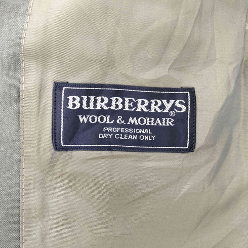バーバリーズ BURBERRYS 80-90S 裏地玉虫 2B テーラードジャケット 背抜き メンズ