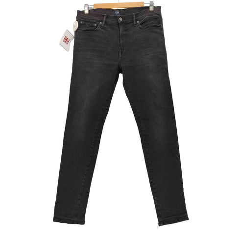 ギャップデニム GAP DENIM SUPER SKINNY スキニー ブラックデニム パンツ メンズ 33×32