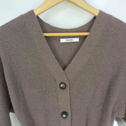 スナイデル snidel Sustainableフロントボタンニットワンピース レディース ONE SIZE