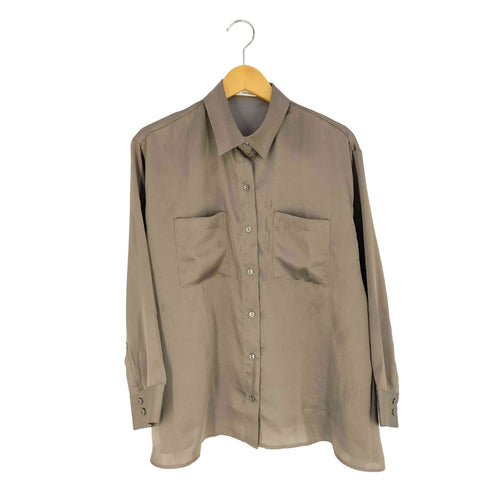 スナイデル snidel シンプルサテンシャツ レディース ONE SIZE