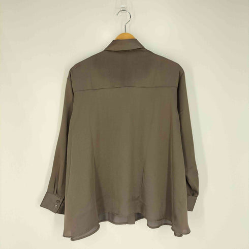 スナイデル snidel シンプルサテンシャツ レディース ONE SIZE