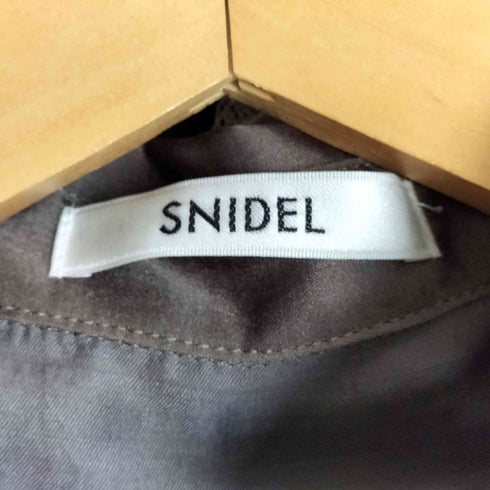 スナイデル snidel シンプルサテンシャツ レディース ONE SIZE