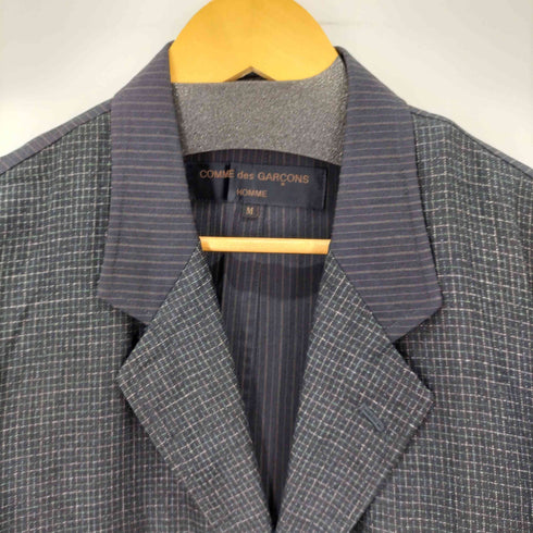 コムデギャルソンオム COMME des GARCONS HOMME 90s AD1997 田中オム 田中期 金文字タグ 背抜 異素材切替3Bテーラードジャケット オーバーサイズ メンズ JPN:M