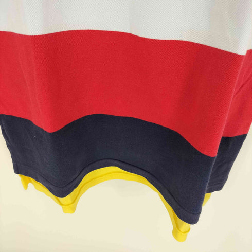 ポロバイラルフローレン Polo by RALPH LAUREN ポニー刺繍 マルチカラー S/S ポロシャツ メンズ import:XL