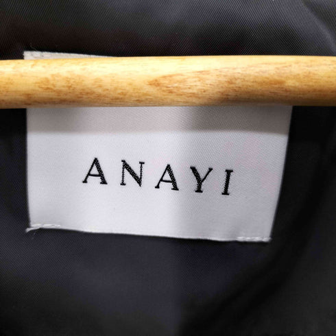 アナイ ANAYI 22AW タフタバックボリュームフードブルゾン レディース JPN:38