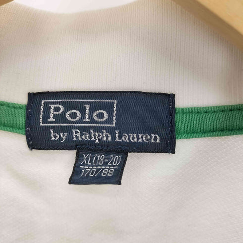 ポロバイラルフローレン Polo by RALPH LAUREN ビッグポニー 刺繍 USA ワッペン No3 S/S ポロシャツ メンズ import:XL