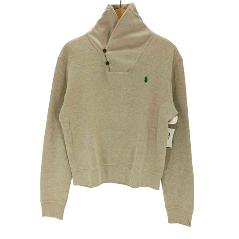 ポロバイラルフローレン Polo by RALPH LAUREN ベトナム製 ショールカラーワンポイント刺繍スウェット メンズ import:XS