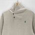 ポロバイラルフローレン Polo by RALPH LAUREN ベトナム製 ショールカラーワンポイント刺繍スウェット メンズ import:XS