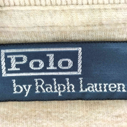 ポロバイラルフローレン Polo by RALPH LAUREN ベトナム製 ショールカラーワンポイント刺繍スウェット メンズ import:XS