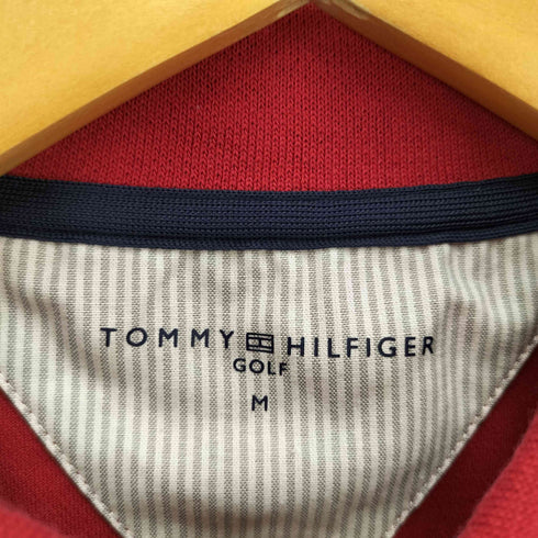 トミーヒルフィガーゴルフ TOMMY HILFIGER GOLF ロゴ刺繍バイカラーポロシャツ メンズ JPN:M