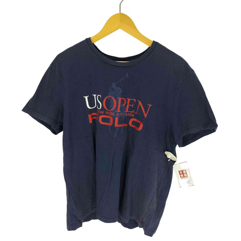 ポロバイラルフローレン Polo by RALPH LAUREN シャドウ ポニー US OPEN プリント S/S Tシャツ メンズ LL