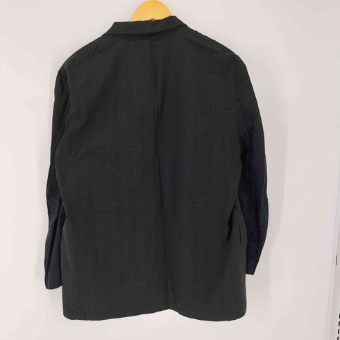 コムデギャルソンオム COMME des GARCONS HOMME 90s AD1996 田中オム 田中期 金文字タグ アーム切替チェック3Bテーラードジャケット メンズ JPN:M