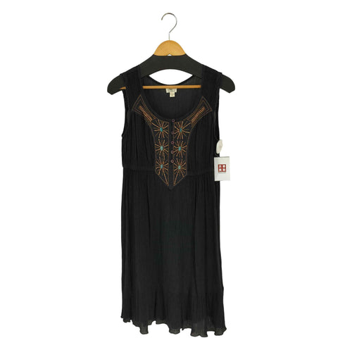 forbidden レーヨン インディアン調 ノースリーブワンピース short dress レディース