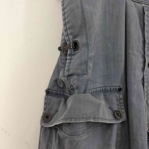 ナイジェルケーボン NIGEL CABOURN P-70 LYBRO NAVAL DUNGAREE HERRINGBONE OVERALL メンズ 52
