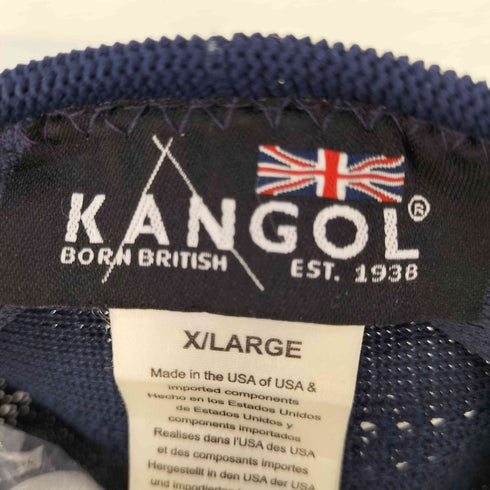 カンゴール KANGOL USA製 メッシュハンチング TROPIC 504 VENTAIR NAVY ネイビー メンズ XL