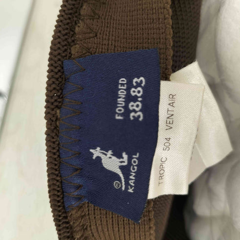 カンゴール KANGOL メッシュハンチング TROPIC 504 VENTAIR BROWN ブラウン メンズ XL