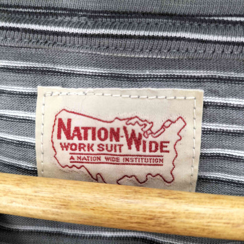 ジャーナルスタンダードレリューム JOURNAL STANDARD relume NATION WIDE / ネーションワイ ボーダーTシャツ メンズ JPN:L