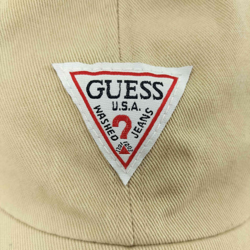 ゲス GUESS TRIANGLE LOGO CANVAS 6 PANEL CAP レディース FREE