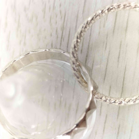 ORNER / オルネー Anneau Goujon&Code Ring 2連リング メンズ 16-17号