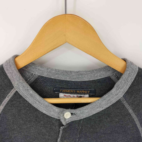 ファーマーズマーケット FARMERS MARKET ヘンリーネック ラグラン L/S カットソー メンズ FREE