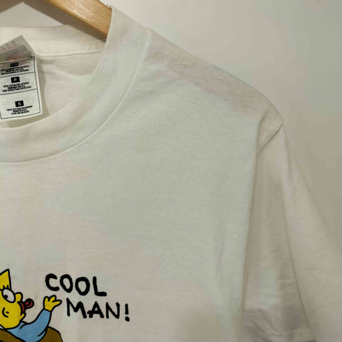 フルーツオブザルーム FRUIT OF THE LOOM 80-90s USA製 キャラクタープリントクルーネックTシャツ シングルステッチ メンズ S