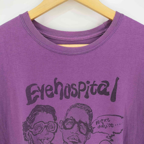 Eye hospital プリント クルーネックTシャツ メンズ