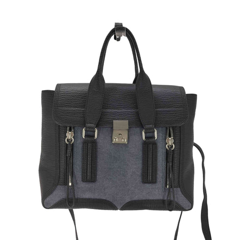 スリーワンフィリップリム 3.1 phillip lim パシェリ サッチェル レザー切替 2WAY バッグ レディース