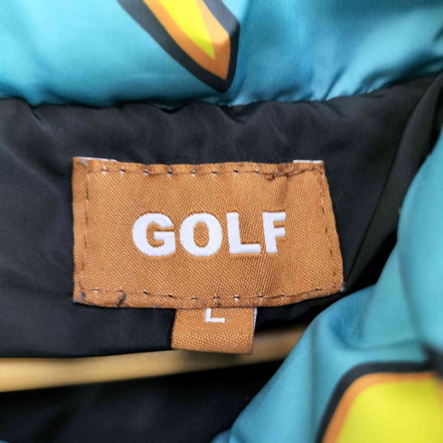 ゴルフワン GOLF WANG FLAME PUFFY JACKET フレイム パフィー ジャケット ダウンジャケット メンズ import:L