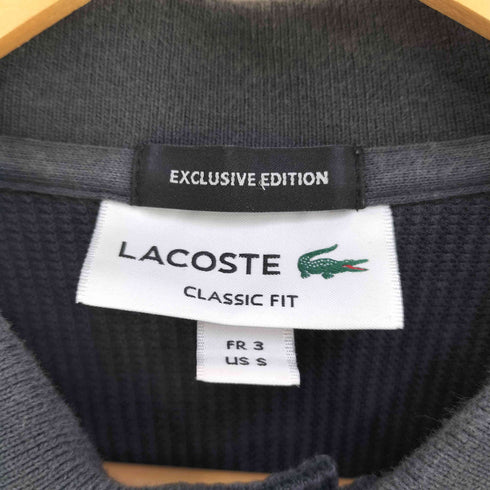 ラコステ LACOSTE 別注 1TONE PL 1トーンポロシャツ メンズ import:S