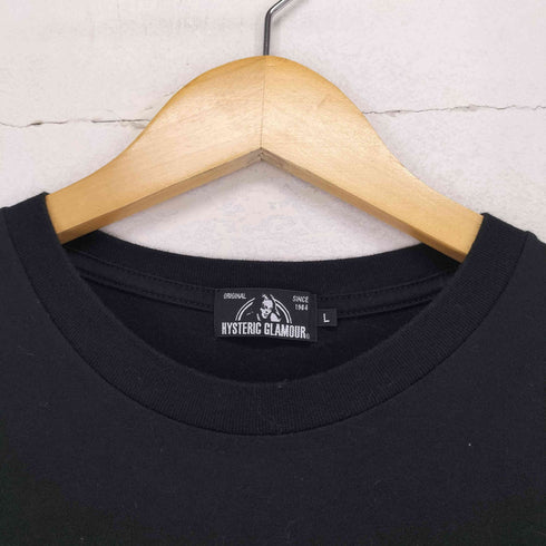 ヒステリックグラマー HYSTERIC GLAMOUR フロントプリントクルーネックTシャツ メンズ JPN:L