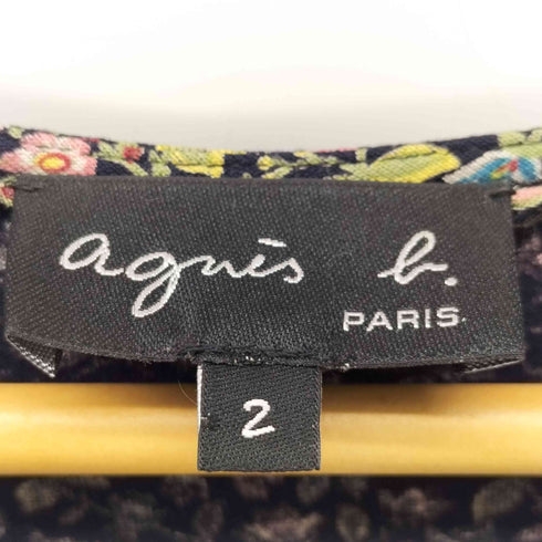 アニエスベー agnes b. 花柄ストレッチワンピース レディース JPN:2