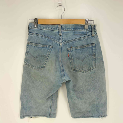リーバイス Levis small e ボタン裏6 ポケット裏チェーンステッチ 黒カン ボタンフライ デニムショートパンツ メンズ