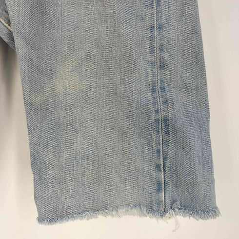 リーバイス Levis small e ボタン裏6 ポケット裏チェーンステッチ 黒カン ボタンフライ デニムショートパンツ メンズ