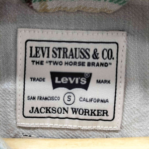 リーバイス LEVI STRAUSS&CO RELAXED ダブルポケット チェックワーカーシャツ メンズ JPN:S
