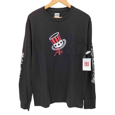 エーアイイー AiE 21SS PRINTED L/S TEE | BLACK メンズ import:M