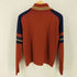 ジャンセン jantzen 70s MADE IN USA フリーダムスリーブ 襟付きハーフジップニット ロケットTALON メンズ import:M