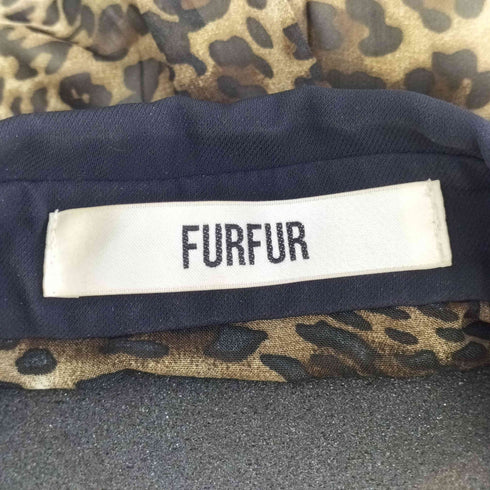 ファーファー furfur レオパードワンピース レディース FREE