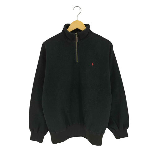 ポロバイラルフローレン Polo by RALPH LAUREN ポニー刺繍 ハーフジッププルオーバーフリース メンズ import:L