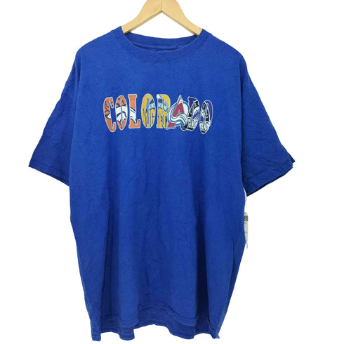 ヘインズ Hanes ベースボールチームプリントクルーネックTシャツ メンズ XL
