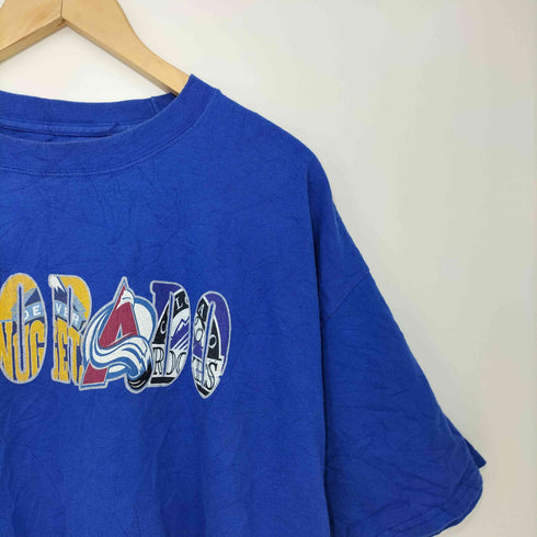 ヘインズ Hanes ベースボールチームプリントクルーネックTシャツ メンズ XL