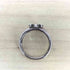 SAHRIVAR Filled Cross Ring メンズ 17号