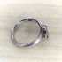 SAHRIVAR Filled Cross Ring メンズ 17号