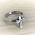SAHRIVAR Filled Cross Ring メンズ 17号