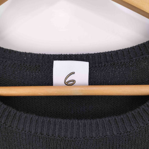 ロクビューティーアンドユースユナイテッドアローズ 6 BEAUTY & YOUTH UNITED ARROWS PICOT KNIT PULLOVER ピコット コットンナイロンニット レディース