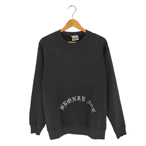 タルテックス TULTEX 90s USA製 BRONZE AGE 両面プリント クルーネックスウェット メンズ import:M